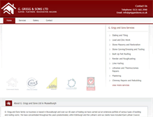 Tablet Screenshot of griggandsons.co.uk